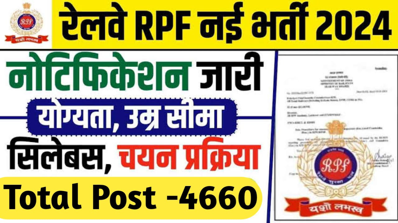 RPF SI Constable Bharti 2024